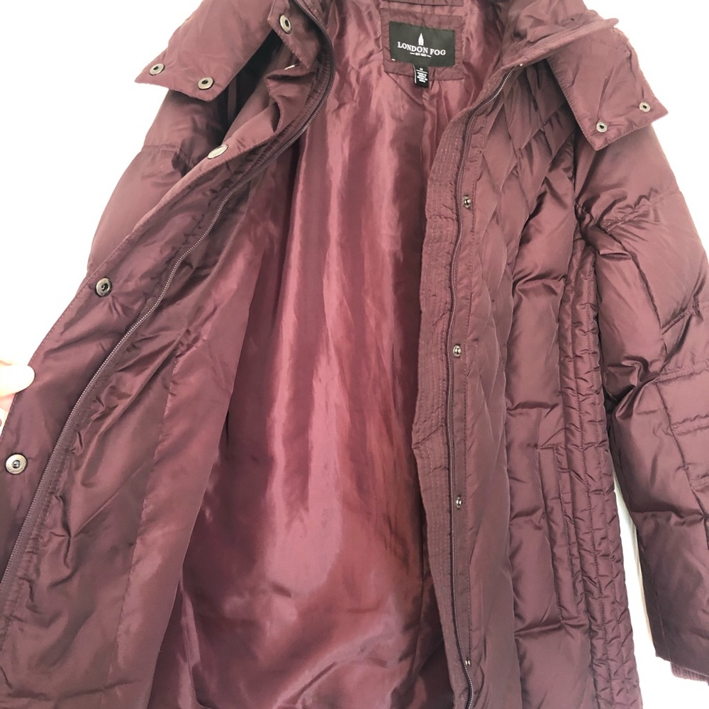 London Fog insulated jacket with detachable hood - Picture 5 of 11